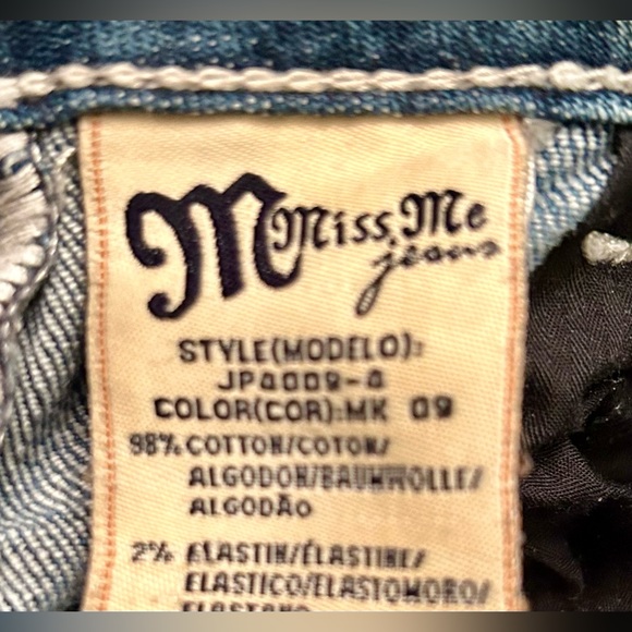 Vintage MISS ME Embellished Jeans JP4009-4 - Picture 9 of 14